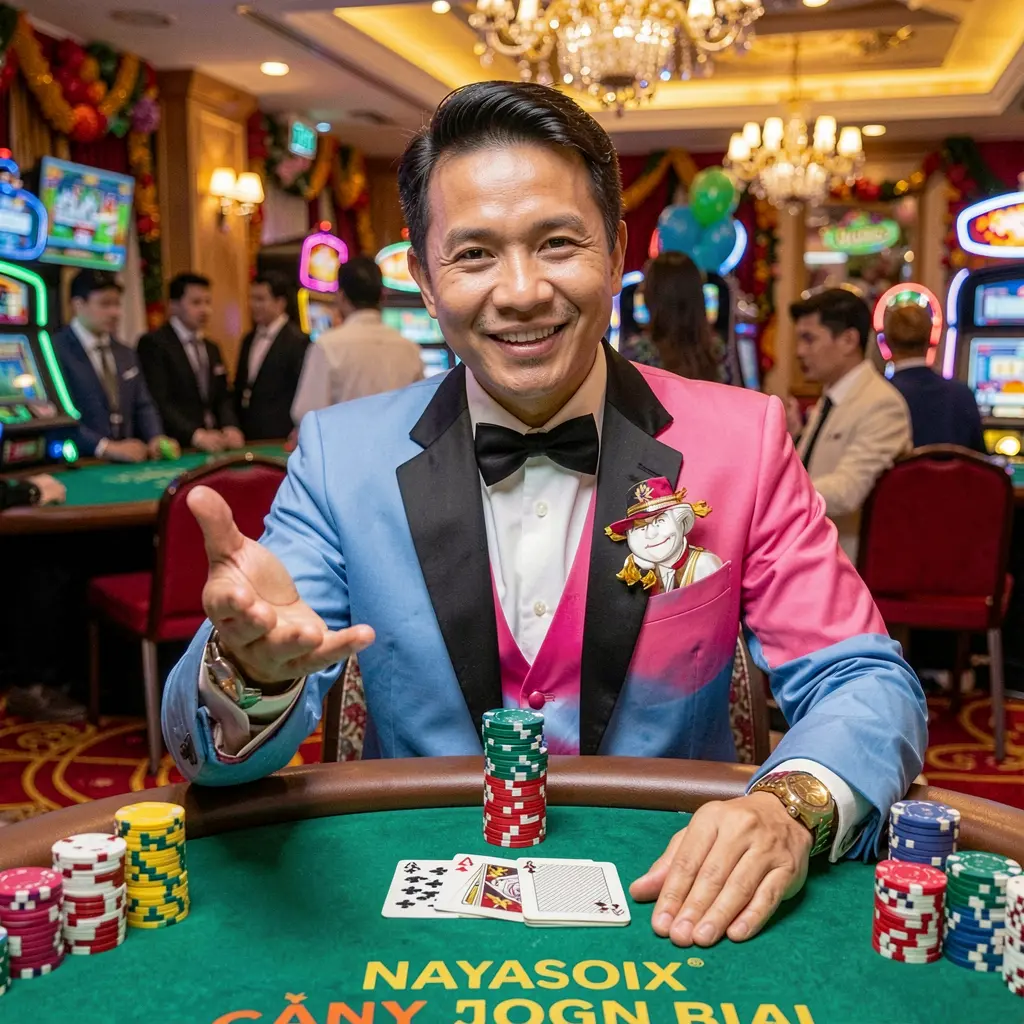77GO Login – Fast and smooth sign in experience for Malaysian players Friendly Malaysian casino host welcoming players to the 77GO platform with a modern gaming table and digital casino background